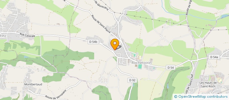 localisation de l'entreprise MADAME MARIE PERRIN  ROCHETOIRIN