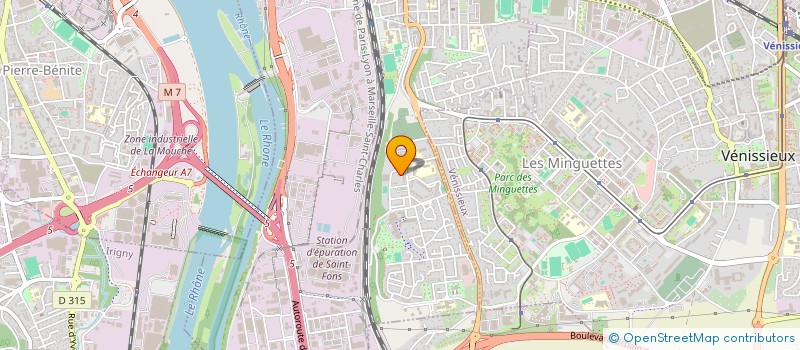 localisation de l'entreprise MADAME MARIE PERRIN-BONNET  SAINT-FONS