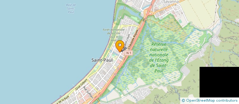 localisation de l'entreprise MADAME MARIE PERRINE  SAINT-PAUL