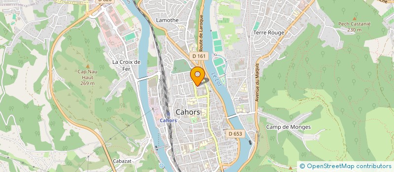 localisation de l'entreprise MADAME MARIE-PERRINE BERRIER  CAHORS