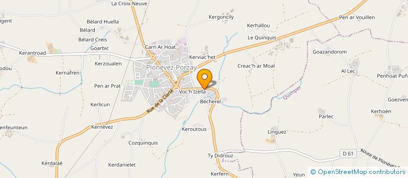 localisation de l'entreprise MADAME MARIE-PERRINE DUPONT  PLONEVEZ-PORZAY