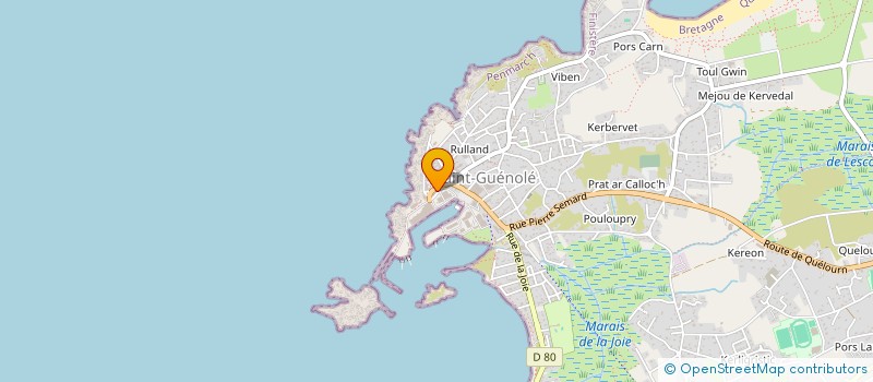 localisation de l'entreprise MADAME MARIE PERRON  PENMARCH