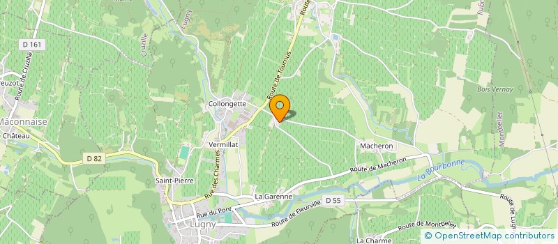 localisation de l'entreprise MADAME MARIE PERROUSSET à LUGNY