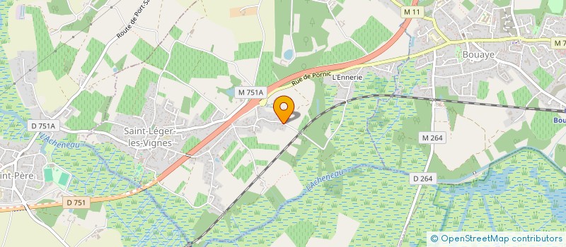 localisation de l'entreprise MADAME MARIE PERRUCHAS  SAINT-LEGER-LES-VIGNES