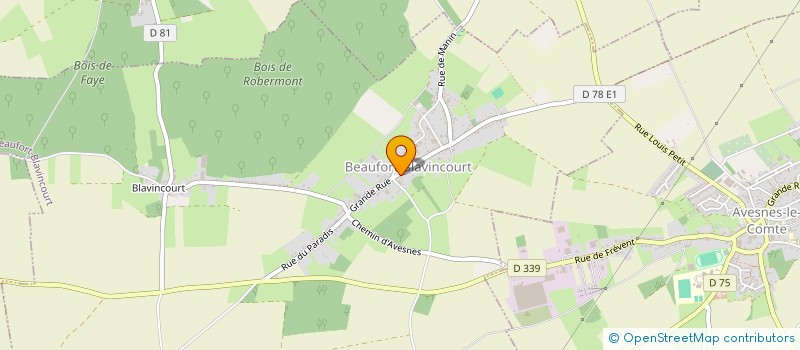 localisation de l'entreprise MADAME MARIE PESANT  LIGNY-SAINT-FLOCHEL