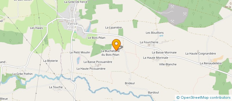 localisation de l'entreprise MADAME MARIE PESLERBE à FERCE