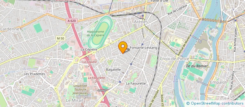 localisation de l'entreprise MADAME MARIE PESLIER-DAUZATS à TOULOUSE