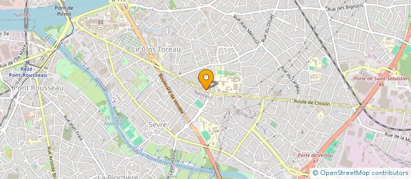 localisation de l'entreprise MADAME MARIE PESNEAU  SAINT-SEBASTIEN-SUR-LOIRE