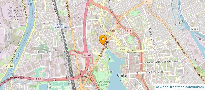 localisation de l'entreprise MADAME MARIE PESQUIDOUS  CRETEIL