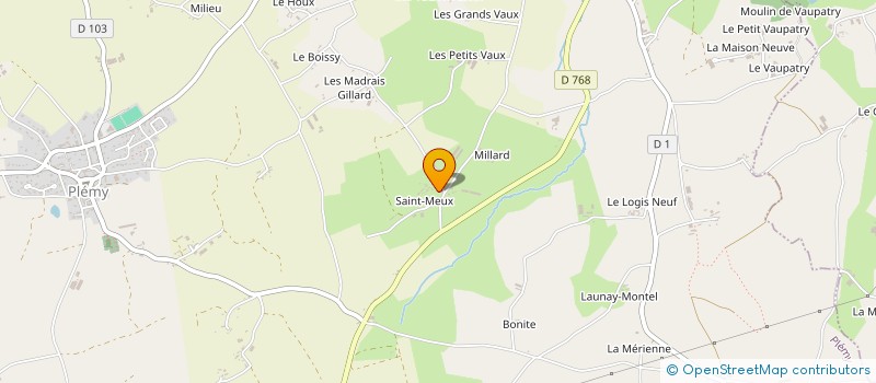 localisation de l'entreprise MADAME MARIE PESRIN à PLEMY