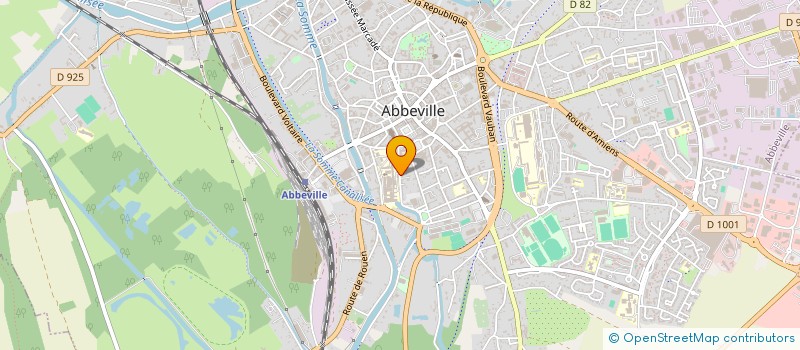 localisation de l'entreprise MADAME MARIE PETIT à ABBEVILLE