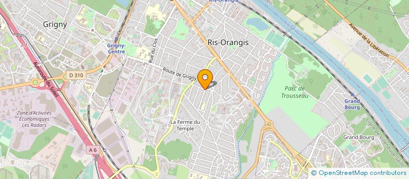 localisation de l'entreprise MADAME MARIE PETIT  RIS-ORANGIS