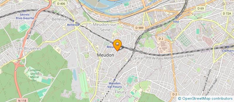 localisation de l'entreprise MADAME MARIE  PETRON  MEUDON