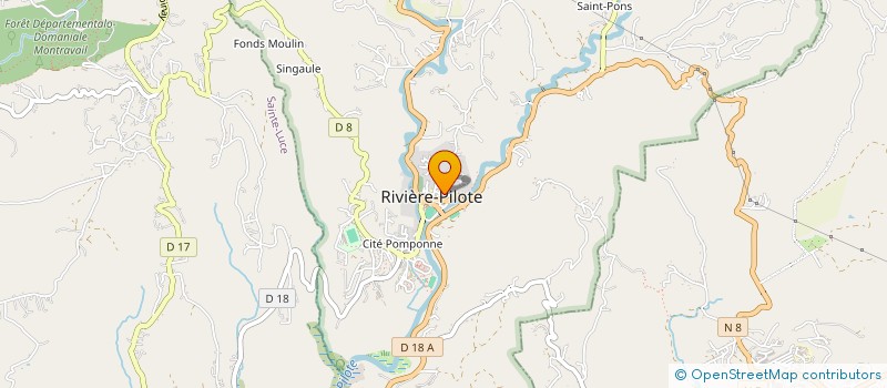 localisation de l'entreprise MADAME MARIE PEUCH  RIVIERE-PILOTE