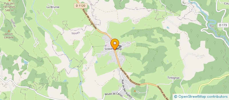 localisation de l'entreprise MADAME MARIE PEUCH  NAVES