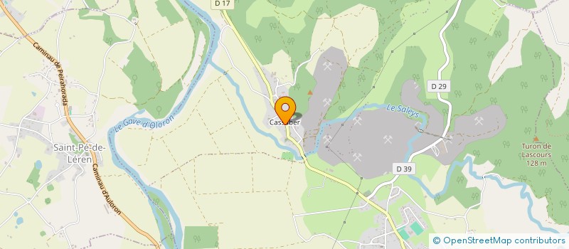 localisation de l'entreprise MADAME MARIE PEYRE POUTOU  CARRESSE-CASSABER