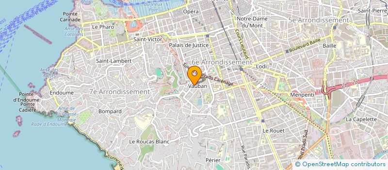 localisation de l'entreprise MADAME MARIE PEYREMORTE à MARSEILLE