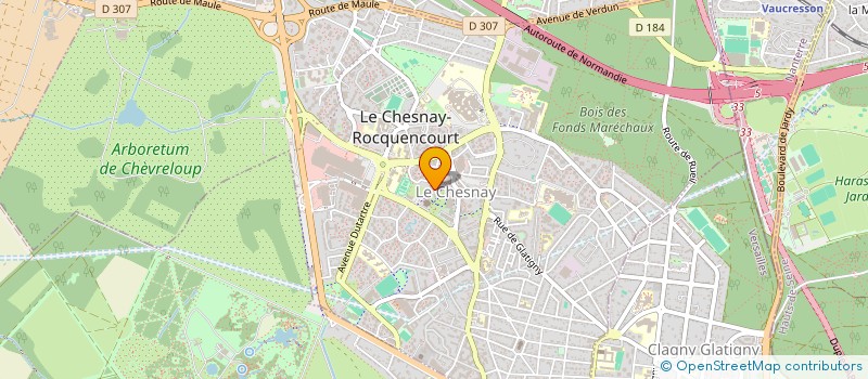 localisation de l'entreprise MADAME MARIE PEYRIN à LE CHESNAY-ROCQUENCOURT