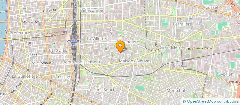 localisation de l'entreprise MADAME MARIE PEYRON  LYON