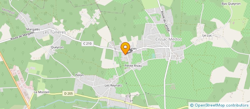 localisation de l'entreprise MADAME MARIE PEYRONNETTE à CISSAC-MEDOC