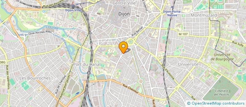 localisation de l'entreprise MADAME MARIE PEYROUSERE à DIJON