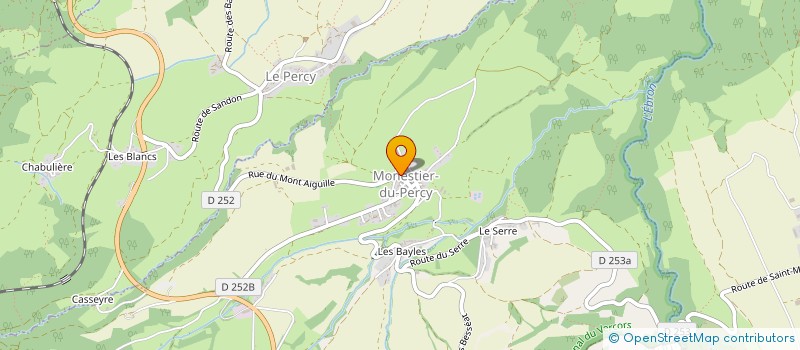 localisation de l'entreprise MADAME MARIE PHILIP  MONESTIER-DU-PERCY