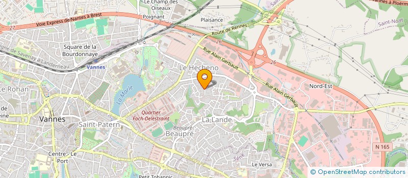 localisation de l'entreprise MADAME MARIE-PHILIPPE DANNERY à VANNES