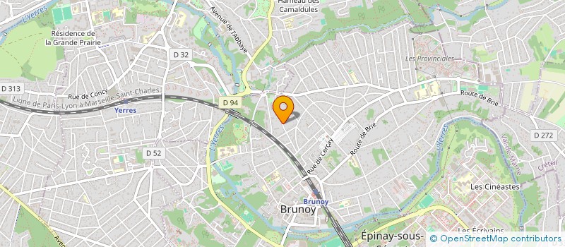 localisation de l'entreprise MADAME MARIE PHILIPPON à BRUNOY