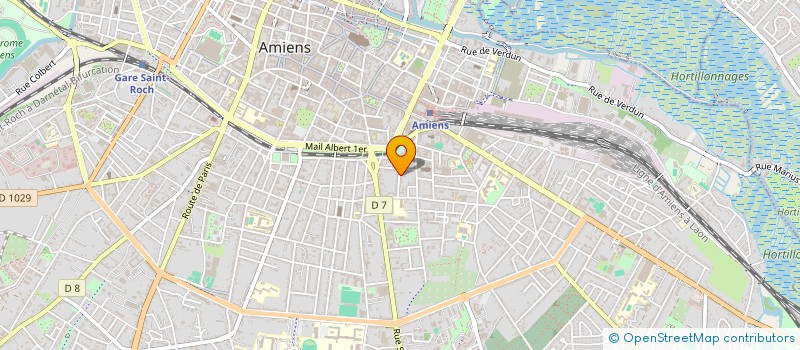 localisation de l'entreprise MADAME MARIE PHILOMENE ROSADO DA SILVA  AMIENS