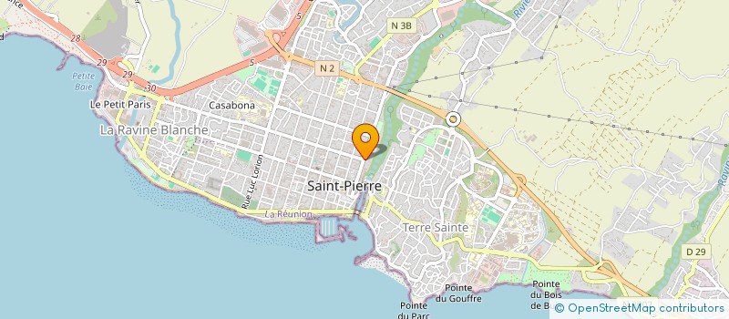 localisation de l'entreprise MADAME MARIE PHOEBI à SAINT-PIERRE