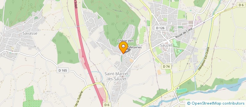 localisation de l'entreprise MADAME MARIE-PIA GRUBER à SAINT-MARCEL-LES-SAUZET