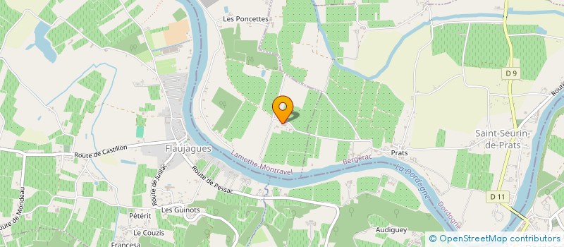 localisation de l'entreprise MADAME MARIE PICARD  LAMOTHE-MONTRAVEL