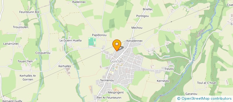 localisation de l'entreprise MADAME MARIE PICARD  GUICLAN