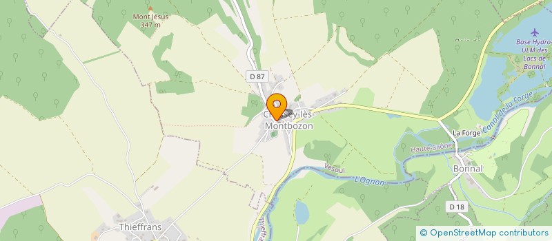 localisation de l'entreprise MADAME MARIE PICHON à CHASSEY-LES-MONTBOZON