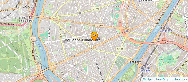 localisation de l'entreprise MADAME MARIE PICON à BOULOGNE-BILLANCOURT