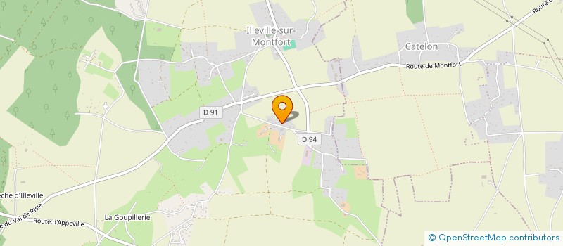 localisation de l'entreprise MADAME MARIE PICORY  ILLEVILLE-SUR-MONTFORT