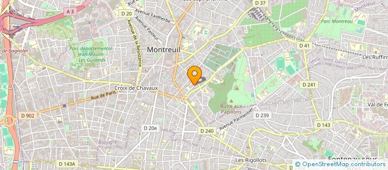 localisation de l'entreprise MADAME MARIE PIECOUP à MONTREUIL