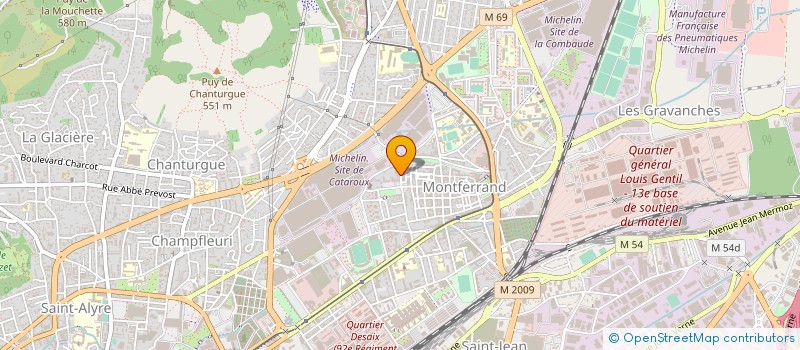 localisation de l'entreprise MADAME MARIE PIERA  CLERMONT-FERRAND