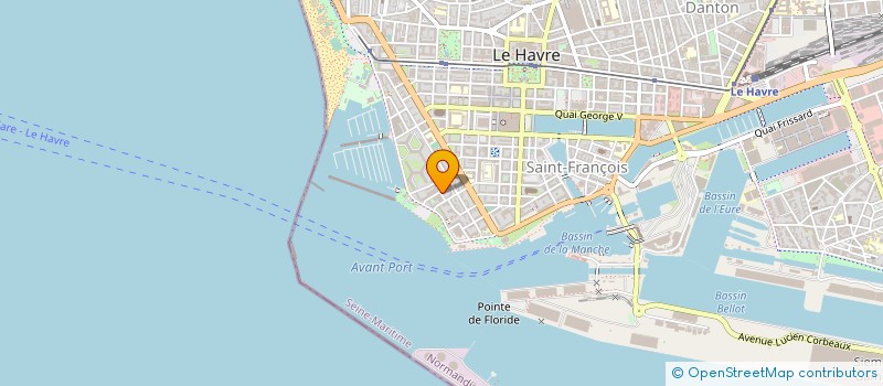 localisation de l'entreprise MADAME MARIE PIERRARD à LE HAVRE