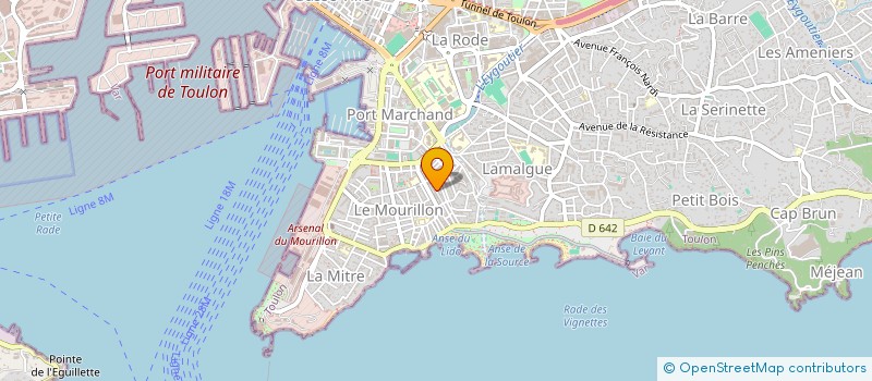 localisation de l'entreprise MADAME MARIE PIERRE  TOULON