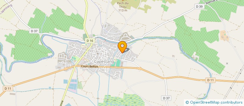localisation de l'entreprise MADAME MARIE PIERRE à CAPESTANG