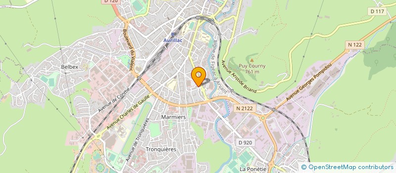 localisation de l'entreprise MADAME MARIE PIERRE à AURILLAC