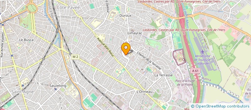 localisation de l'entreprise MADAME MARIE-PIERRE AGUILA  TOULOUSE