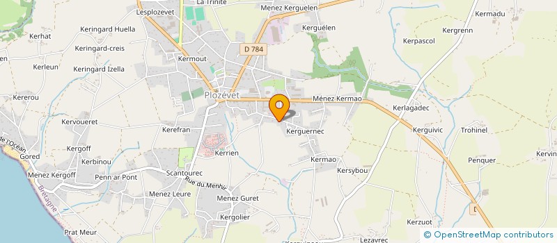 localisation de l'entreprise MADAME MARIE PIERRE ANSQUER à PLOZEVET
