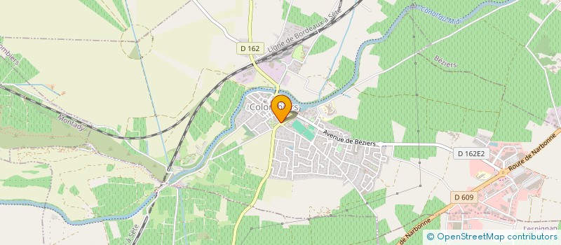 localisation de l'entreprise MADAME MARIE-PIERRE ARIS à COLOMBIERS