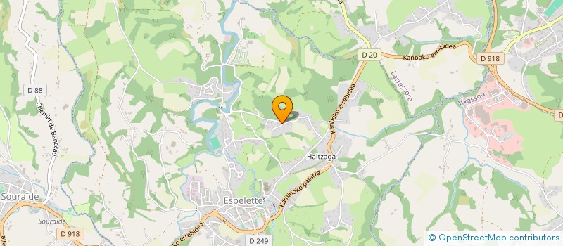 localisation de l'entreprise MADAME MARIE-PIERRE ARRIETA  ESPELETTE