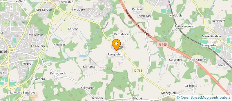 localisation de l'entreprise MADAME MARIE-PIERRE AYOUL  QUEVEN