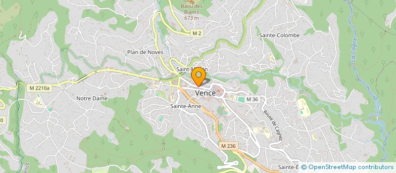 localisation de l'entreprise MADAME MARIE-PIERRE BAPT  VENCE