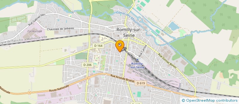 localisation de l'entreprise MADAME MARIE-PIERRE BARBIER  ROMILLY-SUR-SEINE