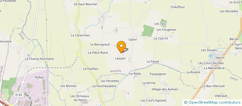 localisation de l'entreprise MADAME MARIE-PIERRE BARBOTIN-NOEL à AMANLIS